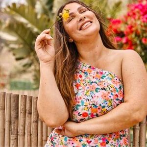 NWT Summersalt + Rifle Paper Co Sidestroke Swimsuit